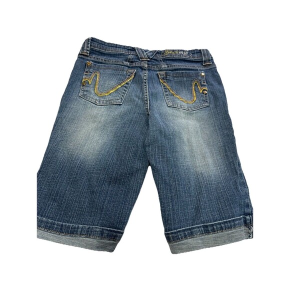 Southpole Jean Shorts RN82628 Size 14 Embroidered Pockets - Picture 5 of 5